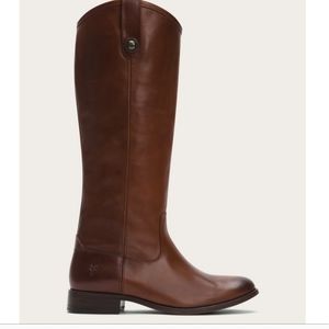 Frye Melissa Button Leather Riding Boot